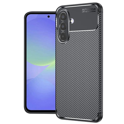 Deksel til Samsung Galaxy A36 A366, Techsuit, CarbonFiber, Svart