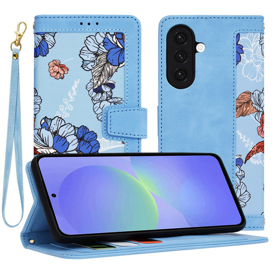 Deksel til Samsung Galaxy A36 A366, Techsuit, FlipCraft, Blå