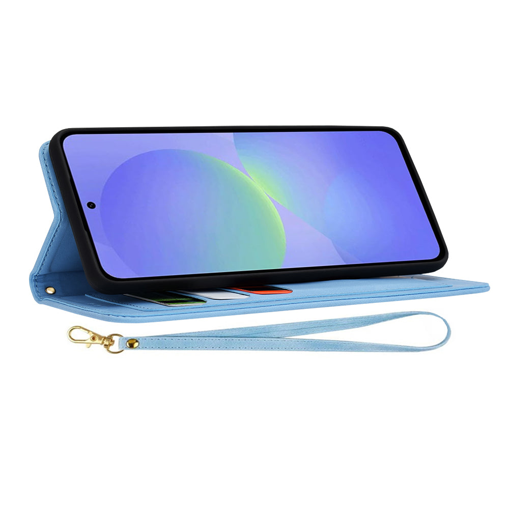 Deksel til Samsung Galaxy A36 A366, Techsuit, FlipCraft, Blå