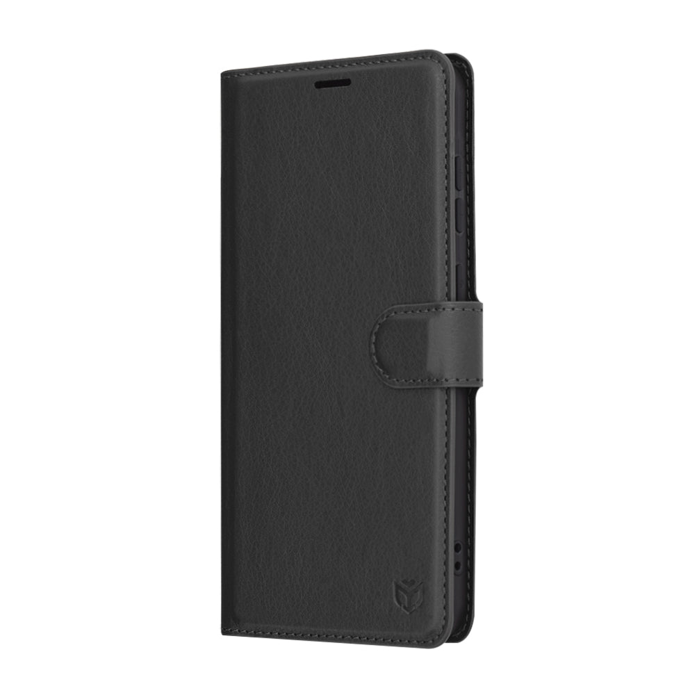 Deksel for Samsung Galaxy A36 A366, Techsuit, Leather Folio, Svart