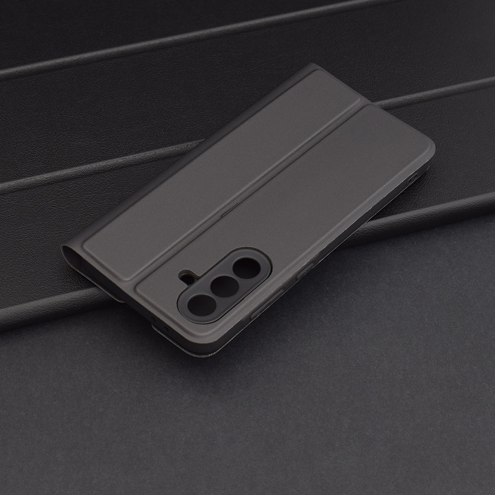 Deksel til Samsung Galaxy A36 A366, Techsuit, Magskin Book, Svart