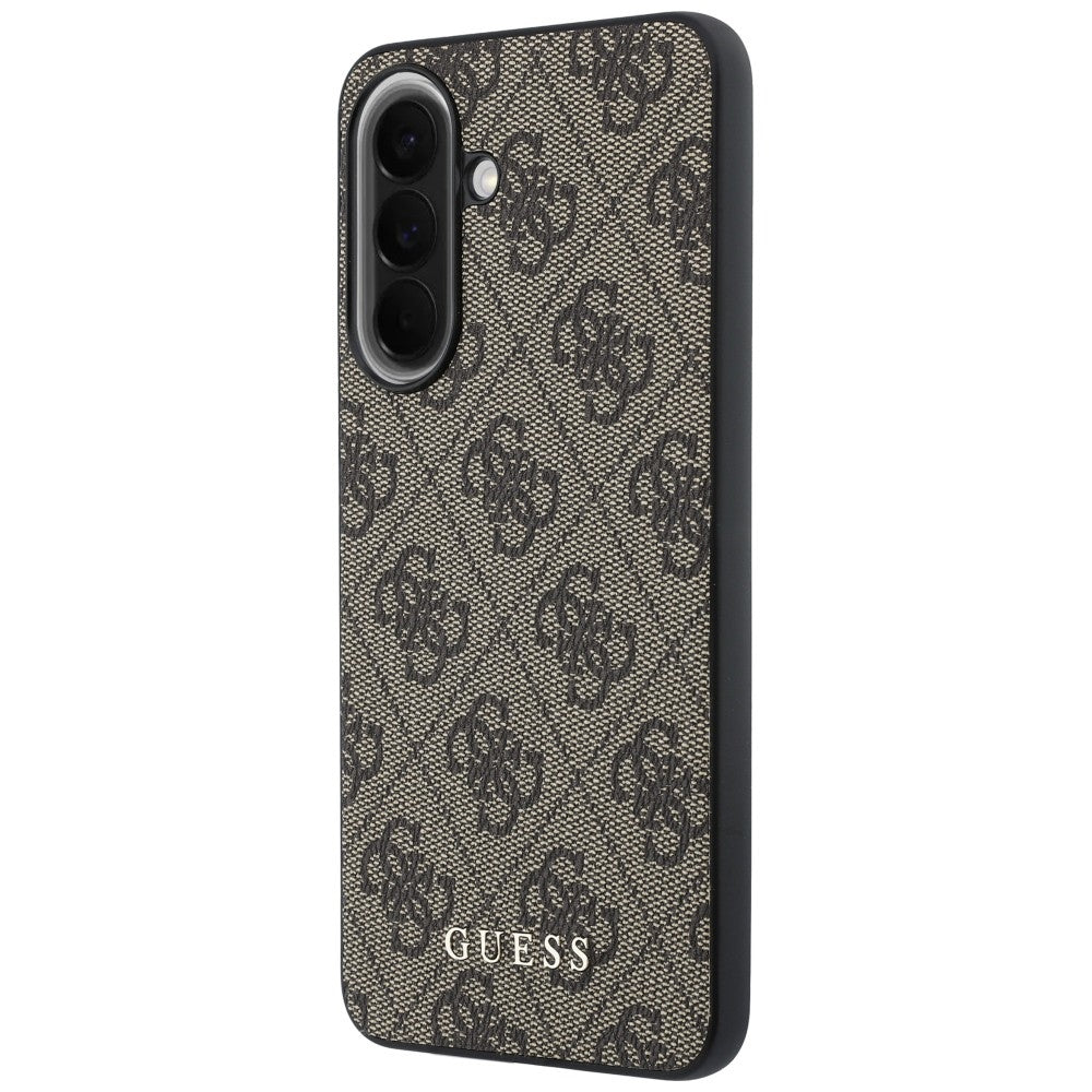 Deksel til Samsung Galaxy A37 5G, Guess, 4G Classic Logo Charm, Brun