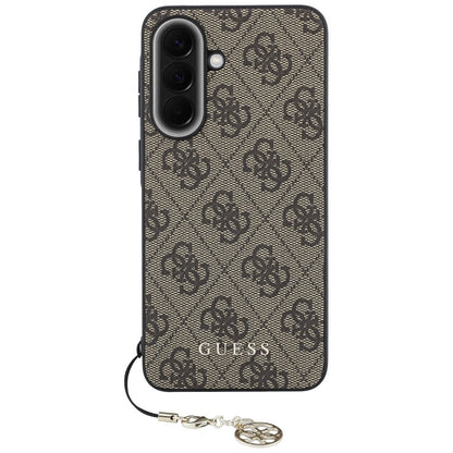 Deksel til Samsung Galaxy A37 5G, Guess, 4G Classic Logo Charm, Brun