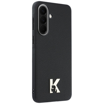 Deksel til Samsung Galaxy A37 5G, Karl Lagerfeld, Karl Head Logo, Svart
