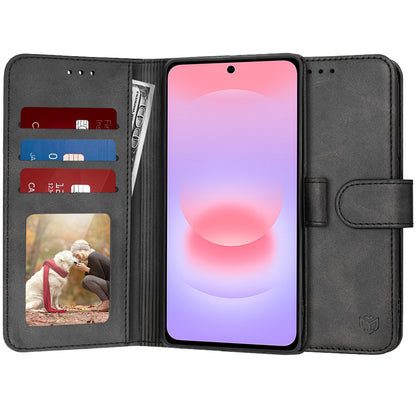 Deksel for Samsung Galaxy A37 5G, Techsuit, Diary Book, Svart