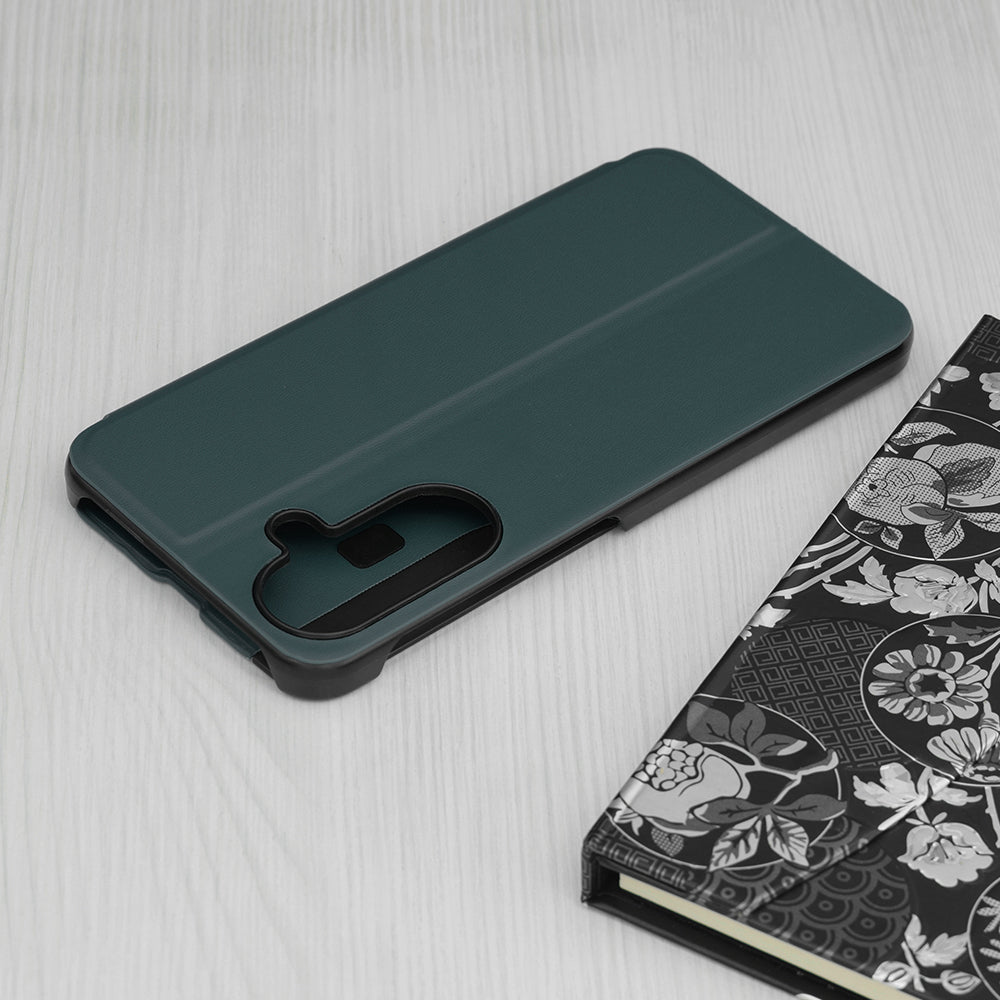 Deksel for Samsung Galaxy A37 5G, Techsuit, eFold, Mørkegrønn