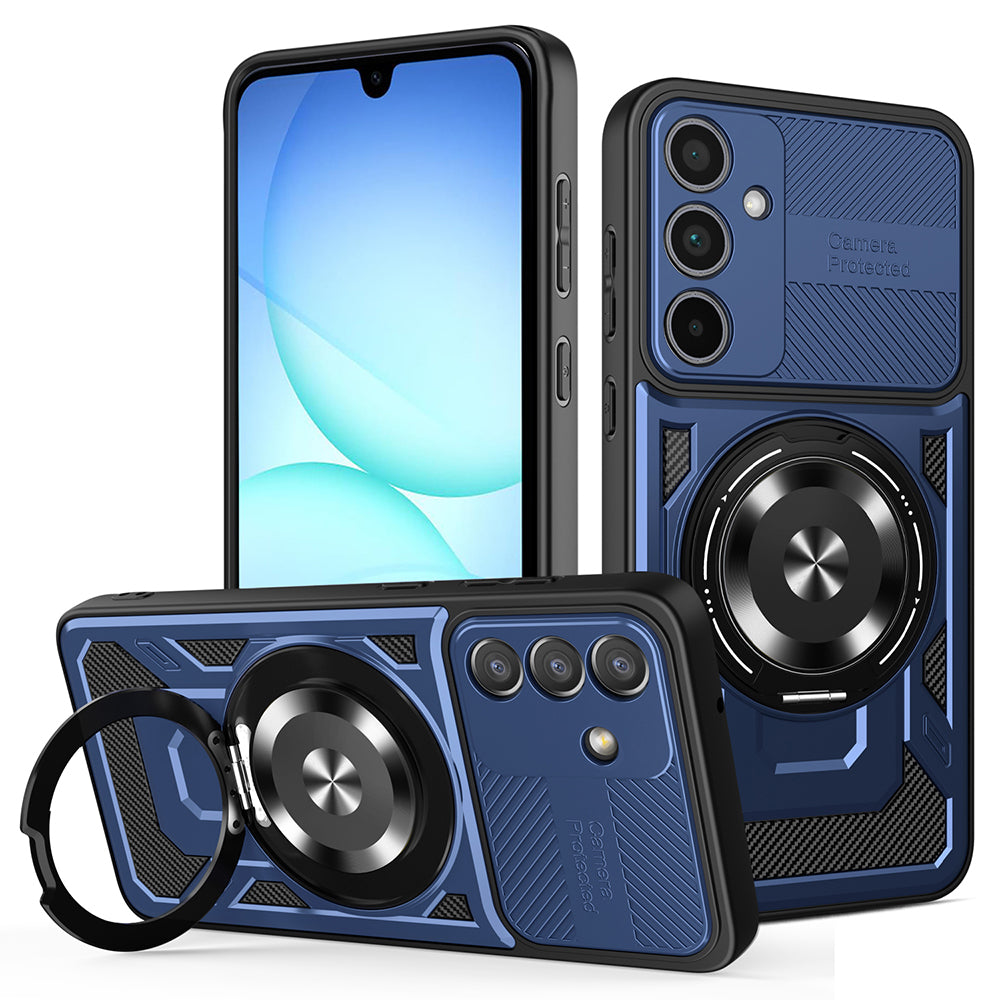 Deksel for Samsung Galaxy A37 5G, Techsuit, RuggedCam, Blå