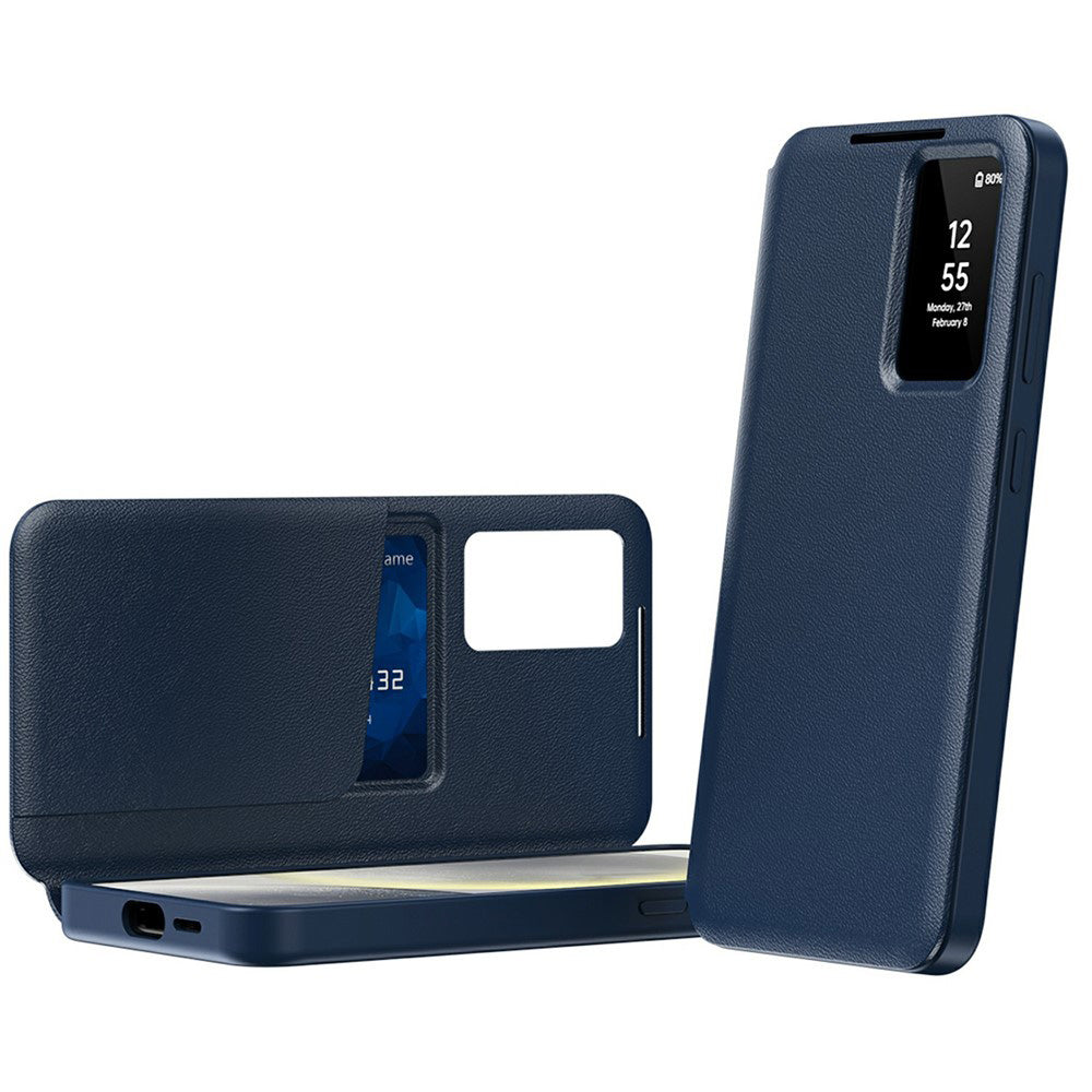 Deksel for Samsung Galaxy A37 5G, Techsuit, SmartView, Blå