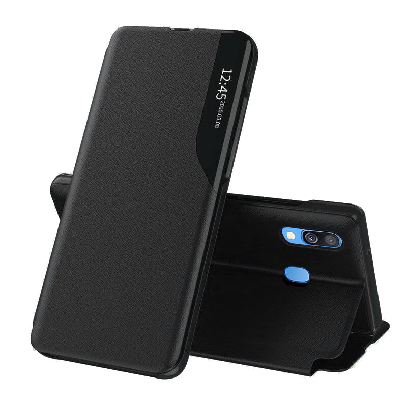 Deksel for Samsung Galaxy A40 A405, Techsuit, eFold, Svart