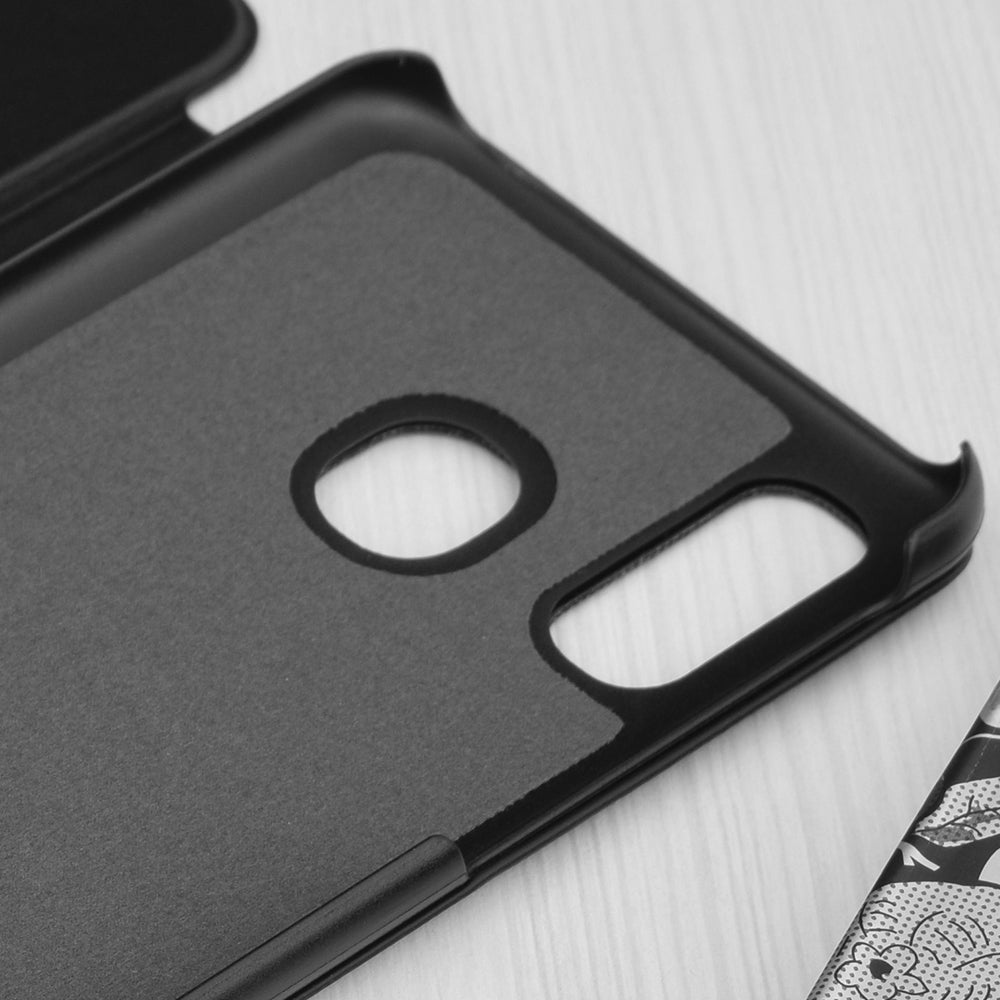 Deksel for Samsung Galaxy A40 A405, Techsuit, eFold, Svart