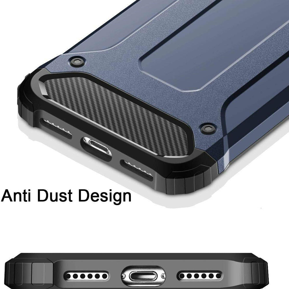 Deksel for Samsung Galaxy A40 A405, Techsuit, Hybrid Armor, Svart