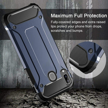 Deksel for Samsung Galaxy A40 A405, Techsuit, Hybrid Armor, Svart