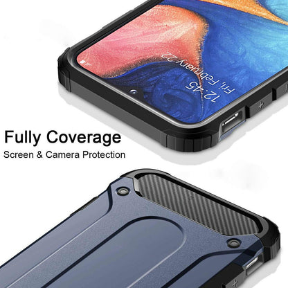 Deksel for Samsung Galaxy A40 A405, Techsuit, Hybrid Armor, Svart