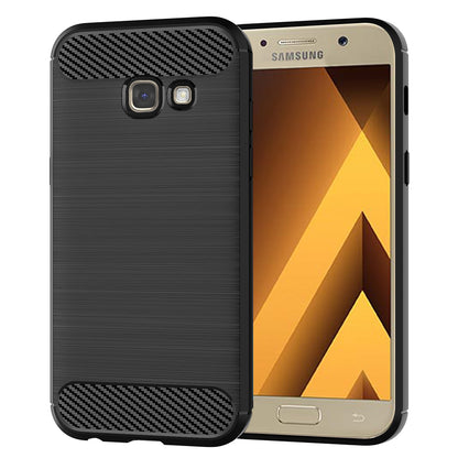 Deksel til Samsung Galaxy A5 (2017) A520, Techsuit, Karbon, Svart