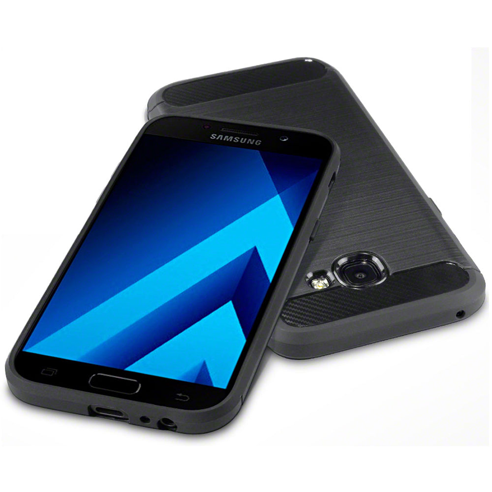 Deksel til Samsung Galaxy A5 (2017) A520, Techsuit, Karbon, Svart