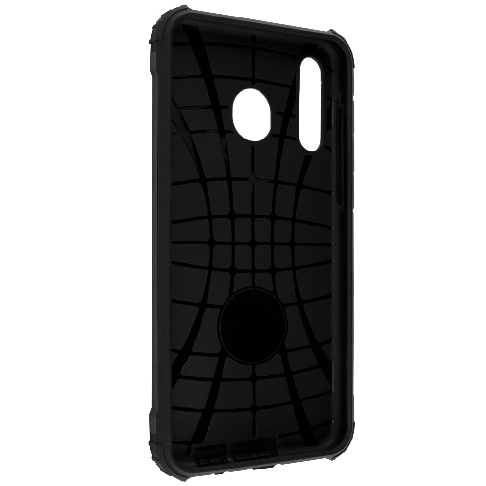 Deksel for Samsung Galaxy A50s A507 / A30s A307 / A50 A505, Techsuit, Hybrid Armor, Svart