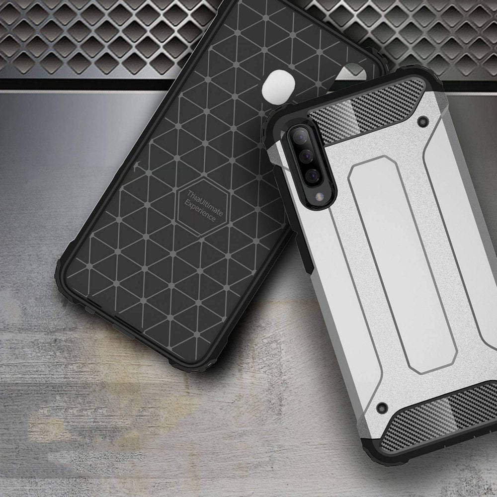 Deksel for Samsung Galaxy A50s A507 / A30s A307 / A50 A505, Techsuit, Hybrid Armor, Svart