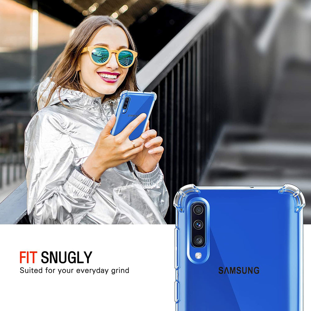 Deksel til Samsung Galaxy A50s A507 / A30s A307 / A50 A505, Techsuit, Støtsikker Klar, Transparent