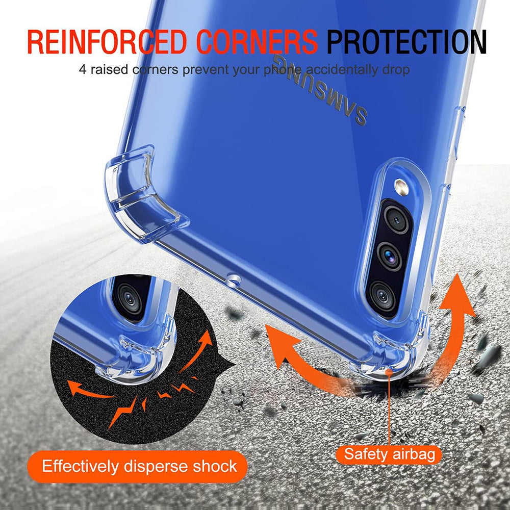 Deksel til Samsung Galaxy A50s A507 / A30s A307 / A50 A505, Techsuit, Støtsikker Klar, Transparent