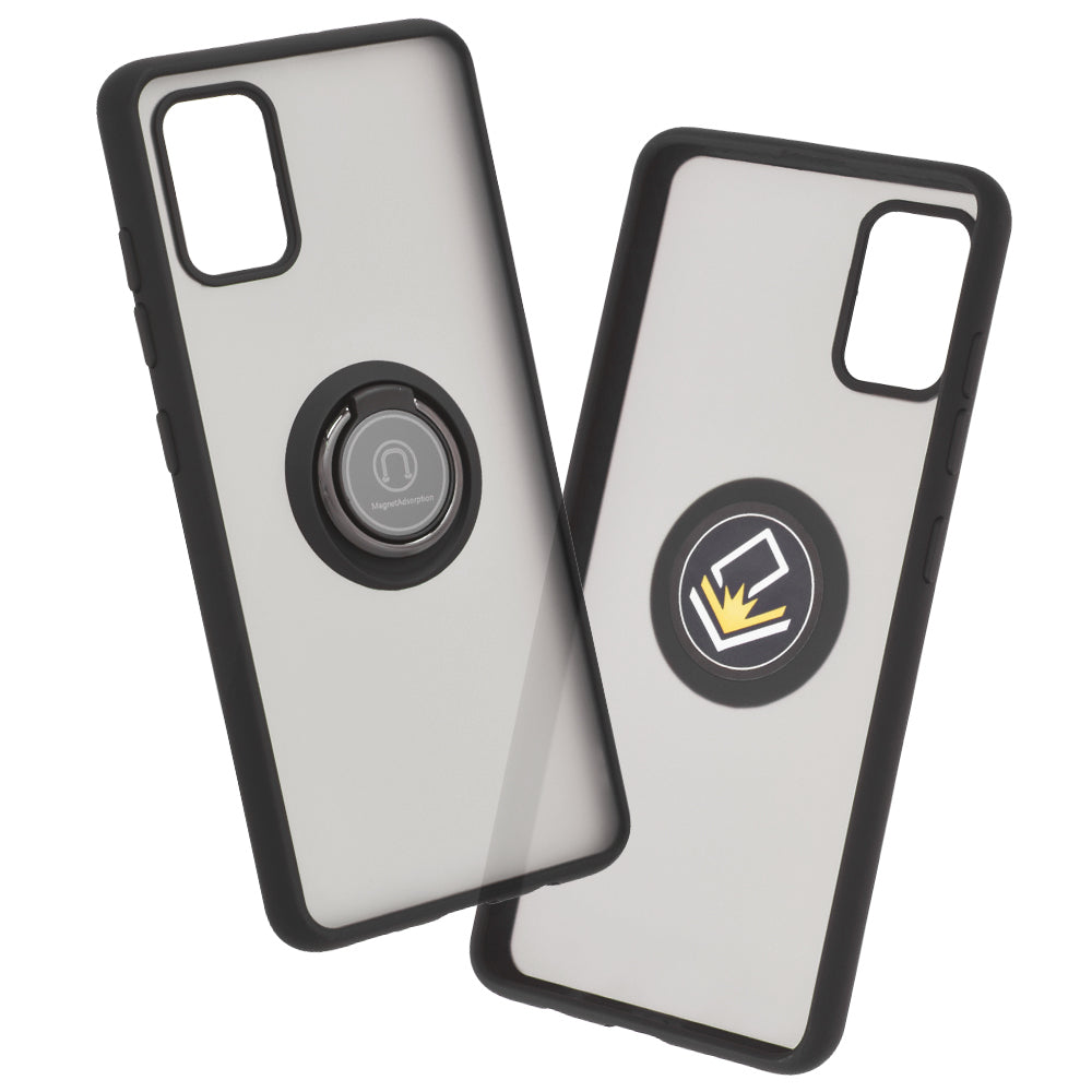 Deksel for Samsung Galaxy A51 A515, Techsuit, Glinth, Svart