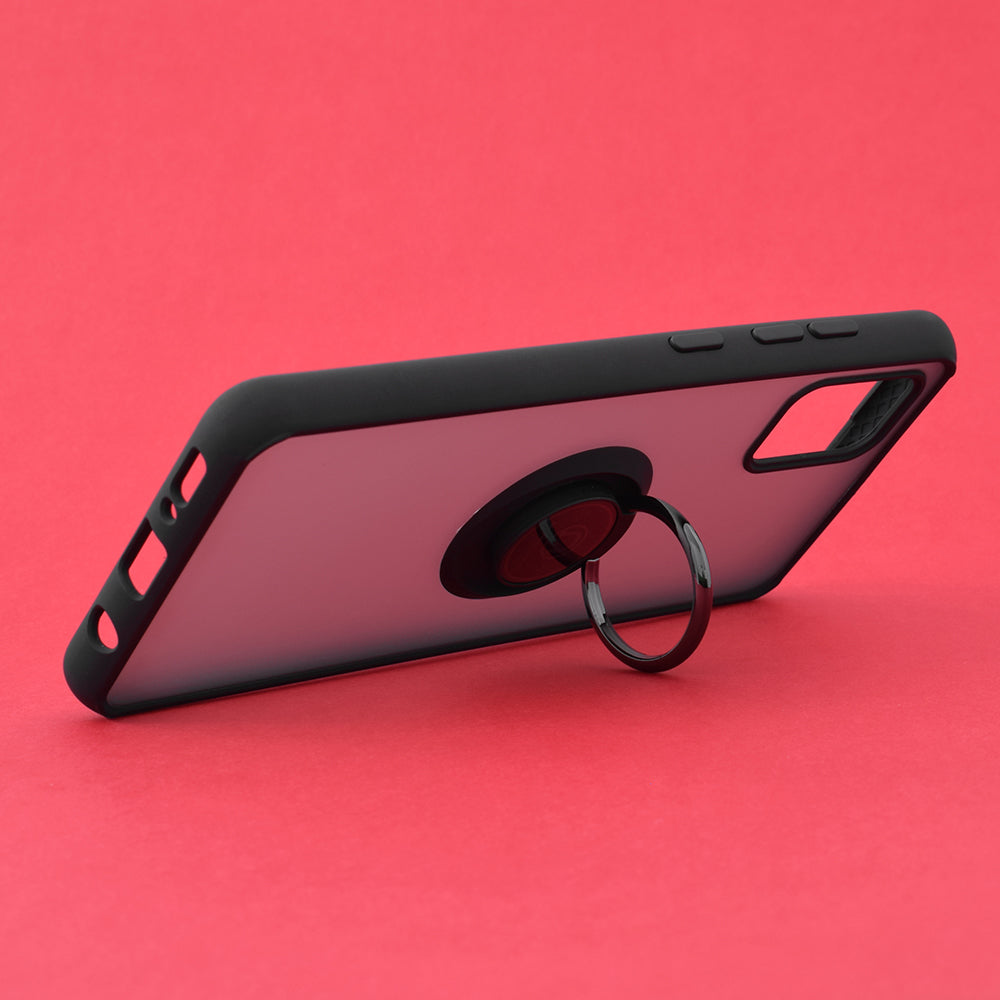 Deksel for Samsung Galaxy A51 A515, Techsuit, Glinth, Svart