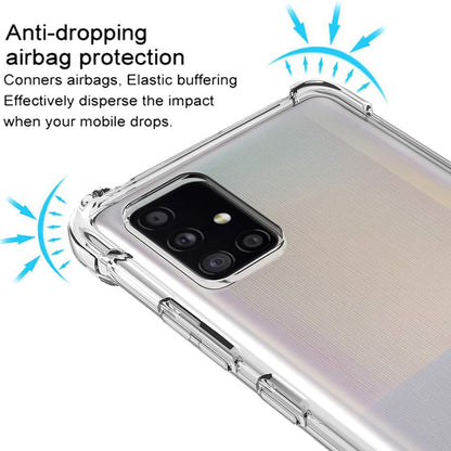 Deksel for Samsung Galaxy A51 A515, Techsuit, Støtsikker Klar, Transparent