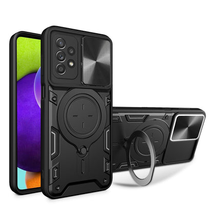 Deksel for Samsung Galaxy A52s 5G A528 / A52 5G A526 / A52 A525, Techsuit, CamGuard Pro, Svart