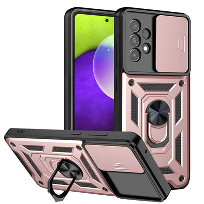 Deksel til Samsung Galaxy A52s 5G A528 / A52 5G A526 / A52 A525, Techsuit, CamShield, Rosa
