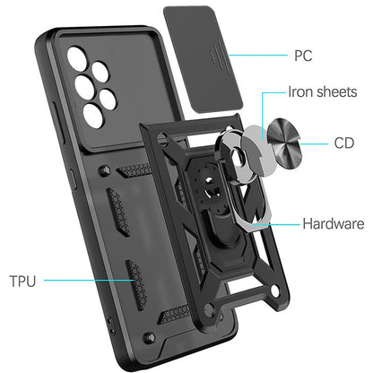 Deksel til Samsung Galaxy A52s 5G A528 / A52 5G A526 / A52 A525, Techsuit, CamShield, Rosa