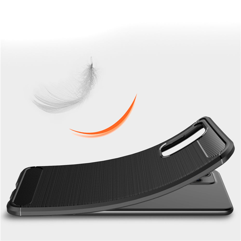Deksel til Samsung Galaxy A52s 5G A528 / A52 5G A526 / A52 A525, Techsuit, Karbon, Svart