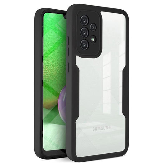 Deksel for Samsung Galaxy A52s 5G A528 / A52 5G A526 / A52 A525, Techsuit, ColorVerse 360, Svart