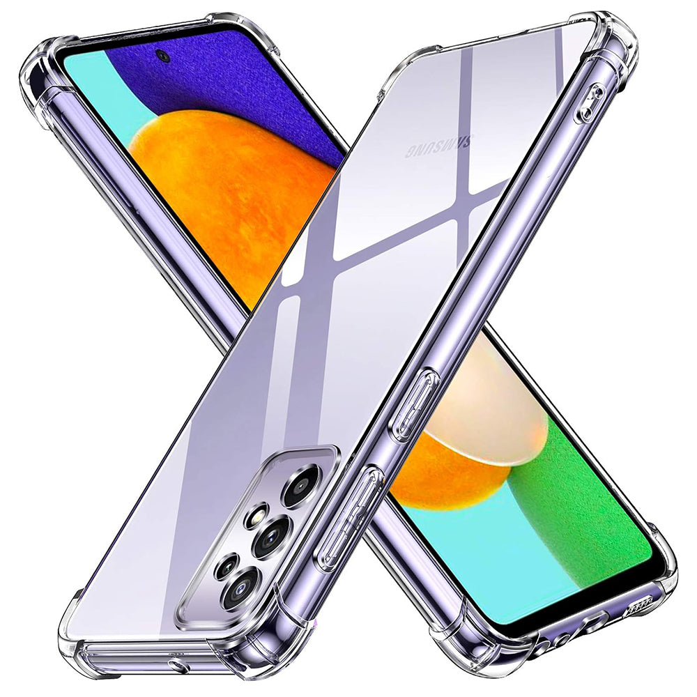Deksel til Samsung Galaxy A52s 5G A528 / A52 5G A526 / A52 A525, Techsuit, Støtsikkert klart, Transparent