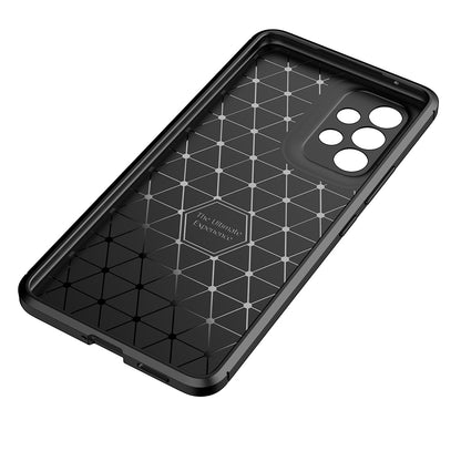 Deksel til Samsung Galaxy A53 5G A536, Techsuit, CarbonFiber, Svart