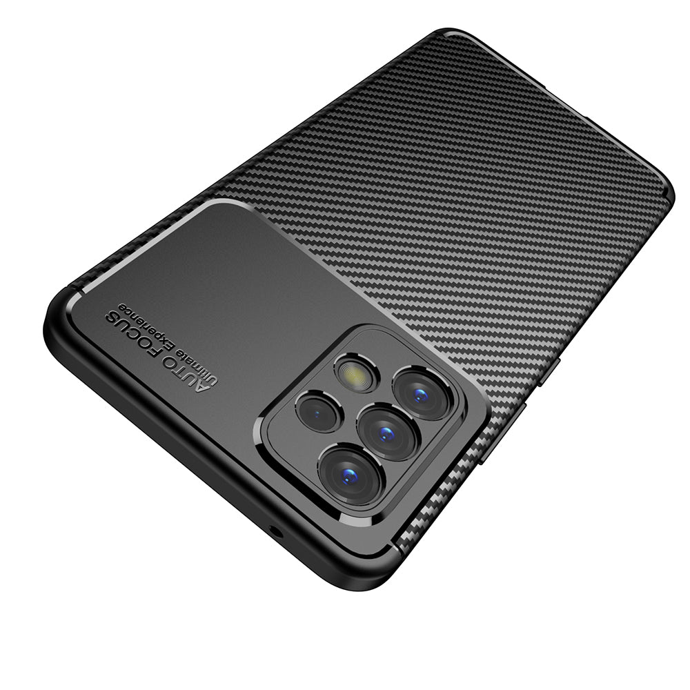 Deksel til Samsung Galaxy A53 5G A536, Techsuit, CarbonFiber, Svart