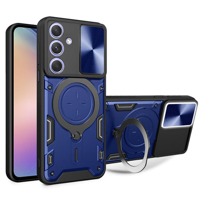 Deksel for Samsung Galaxy A54 A546, Techsuit, CamGuard Pro, Blå