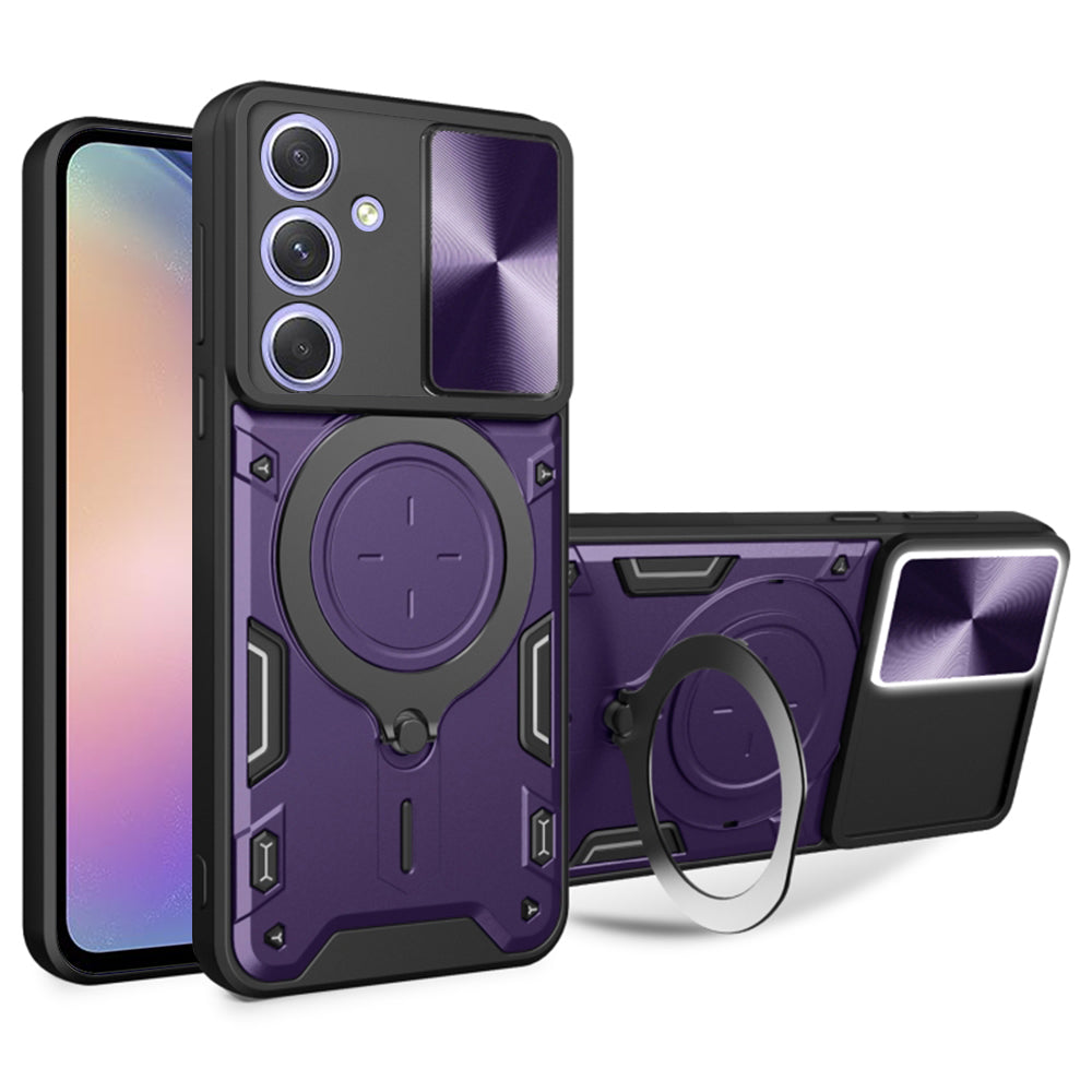 Deksel for Samsung Galaxy A54 A546, Techsuit, CamGuard Pro, Lilla