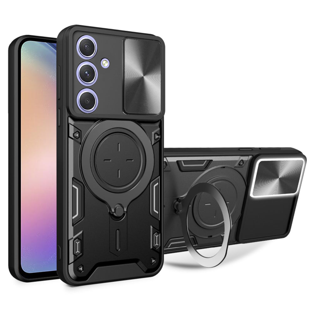 Deksel for Samsung Galaxy A54 A546, Techsuit, CamGuard Pro, Svart