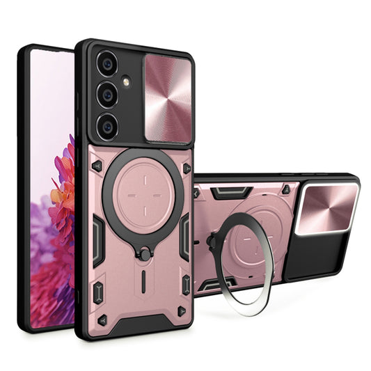 Deksel til Samsung Galaxy A54 A546, Techsuit, CamGuard Pro, Rosa Gull
