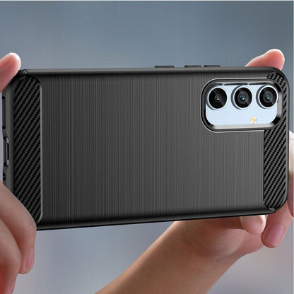 Deksel for Samsung Galaxy A54 A546, Techsuit, Karbon, Svart
