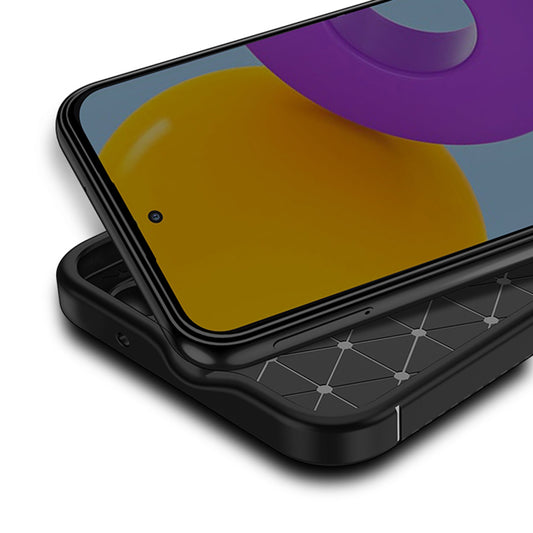 Deksel til Samsung Galaxy A54 A546, Techsuit, CarbonFiber, Svart