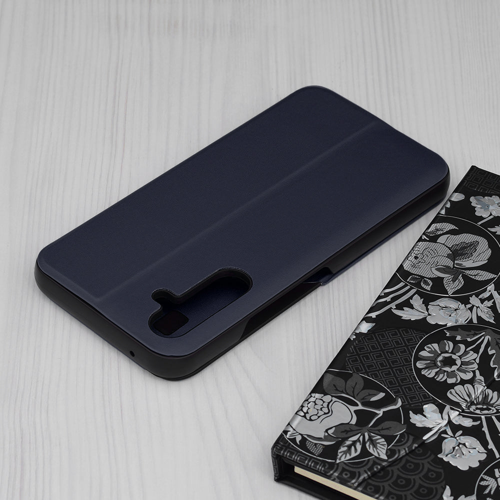 Deksel for Samsung Galaxy A54 A546, Techsuit, eFold, Mørk Blå