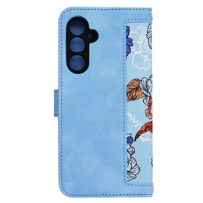 Deksel til Samsung Galaxy A54 A546, Techsuit, FlipCraft, Blå