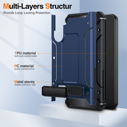 Deksel for Samsung Galaxy A54 A546, Techsuit, Hybrid Armor Kickstand, Blå