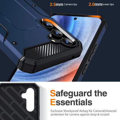 Deksel for Samsung Galaxy A54 A546, Techsuit, Hybrid Armor Kickstand, Blå