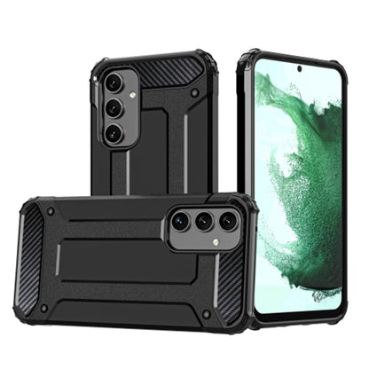 Deksel for Samsung Galaxy A54 A546, Techsuit, Hybrid Armor, Svart