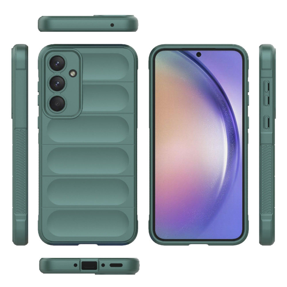 Deksel for Samsung Galaxy A54 A546, Techsuit, Magic Shield, Grønn
