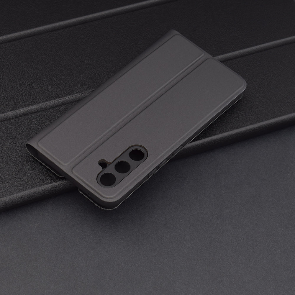 Deksel til Samsung Galaxy A54 A546, Techsuit, Magskin Book, Svart