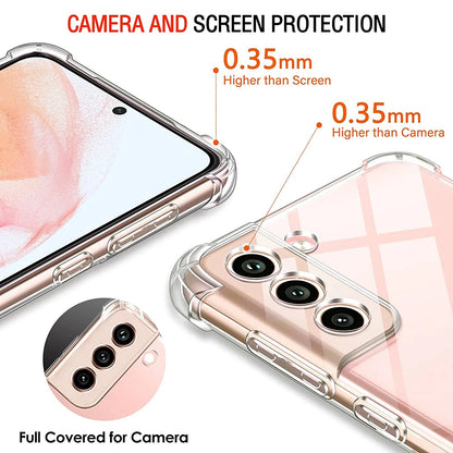 Deksel for Samsung Galaxy A54 A546, Techsuit, Støtsikker Klar, Transparent
