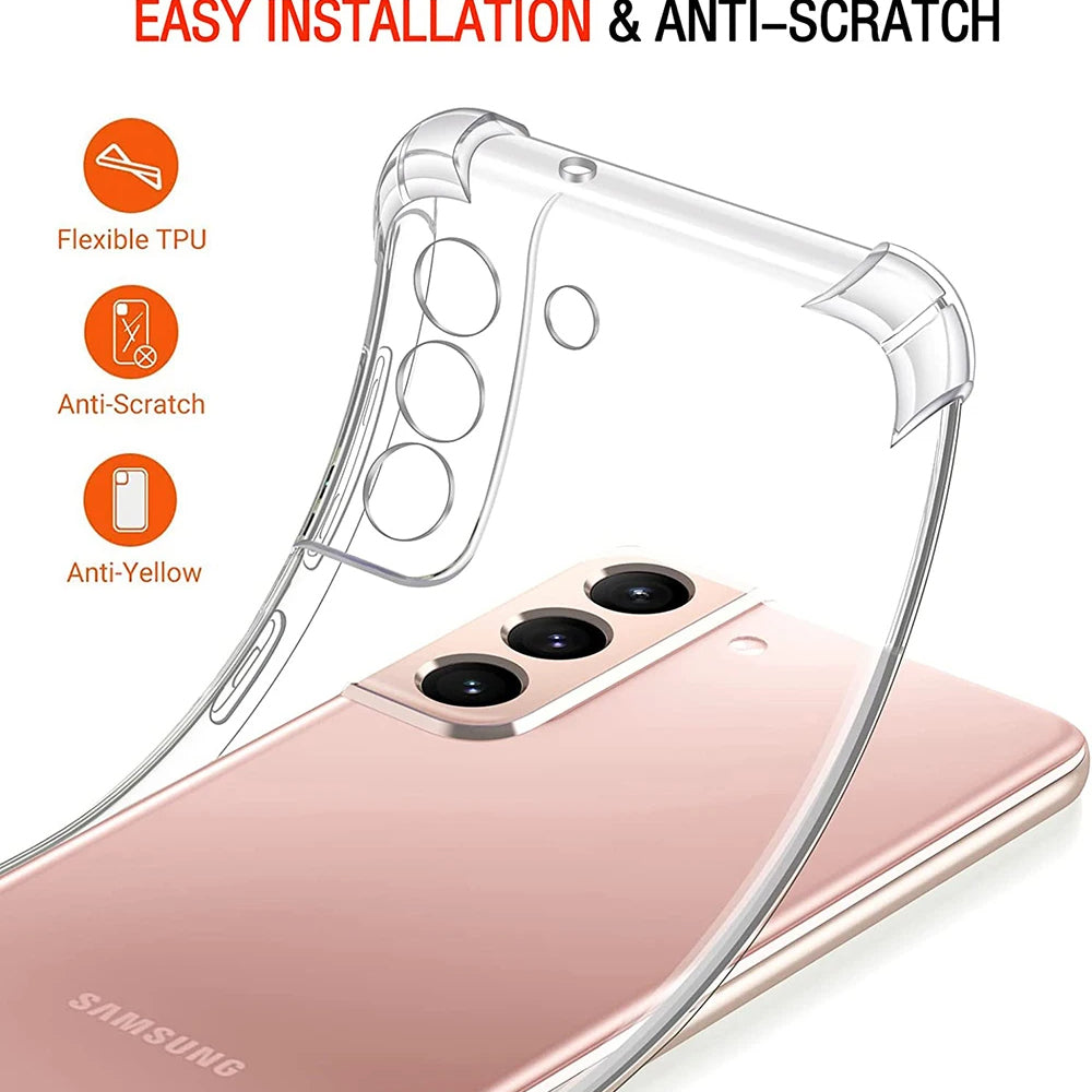 Deksel for Samsung Galaxy A54 A546, Techsuit, Støtsikker Klar, Transparent