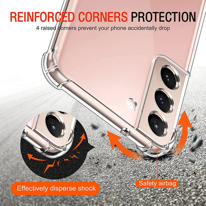 Deksel for Samsung Galaxy A54 A546, Techsuit, Støtsikker Klar, Transparent